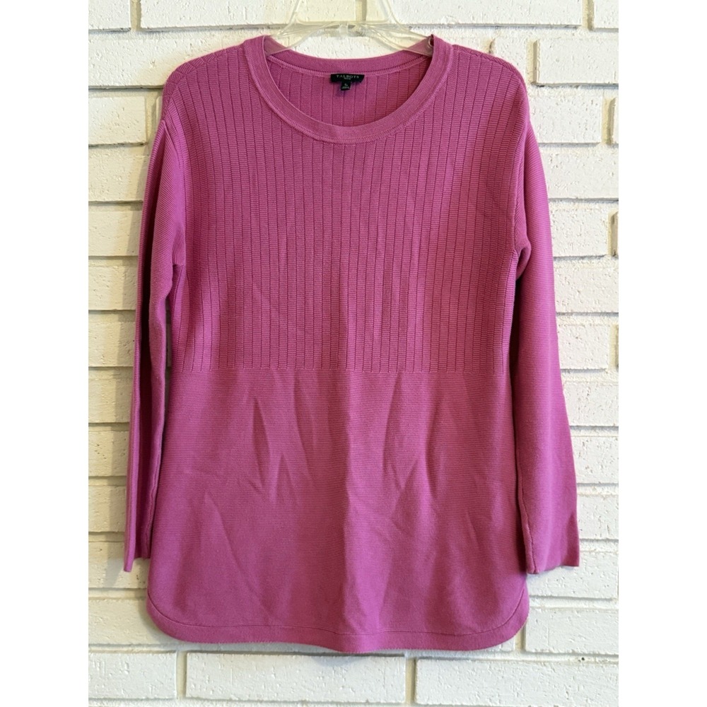 Talbots Sweater‎ Size Small Petite Pink Long Sleeves Button Detal